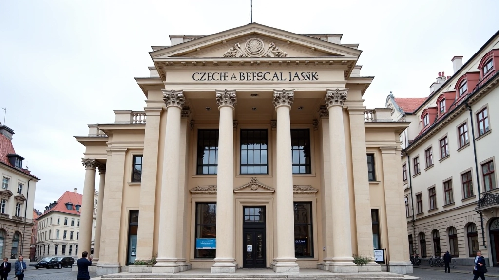 Budova ČNB v Praze, sídlo České národní banky a měnové politiky